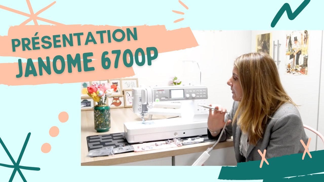 Janome 6700P - Machine semi professionnelle
