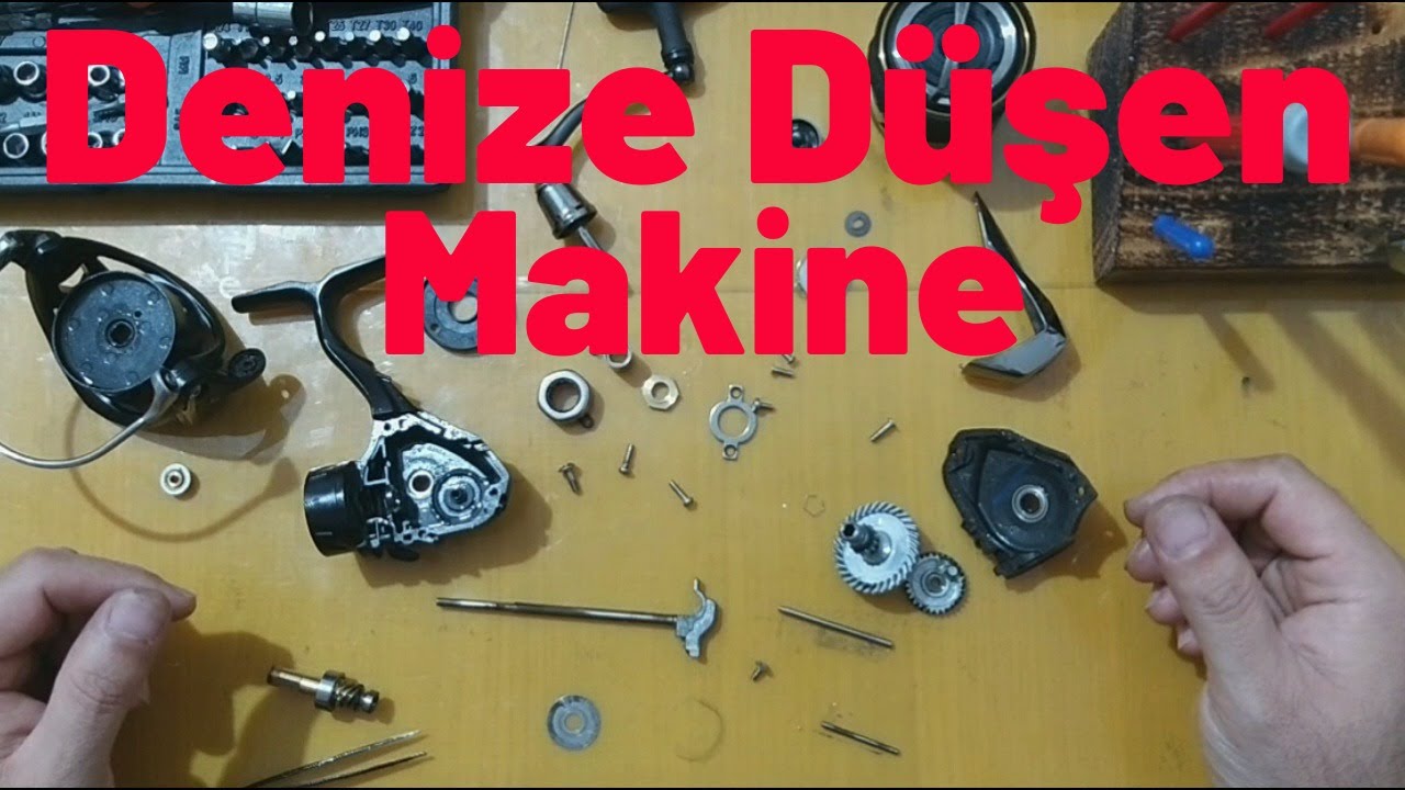 Denize Düşen Makine Daiwa Legalis 4000 Olta Makinesi Bakım Tamir
