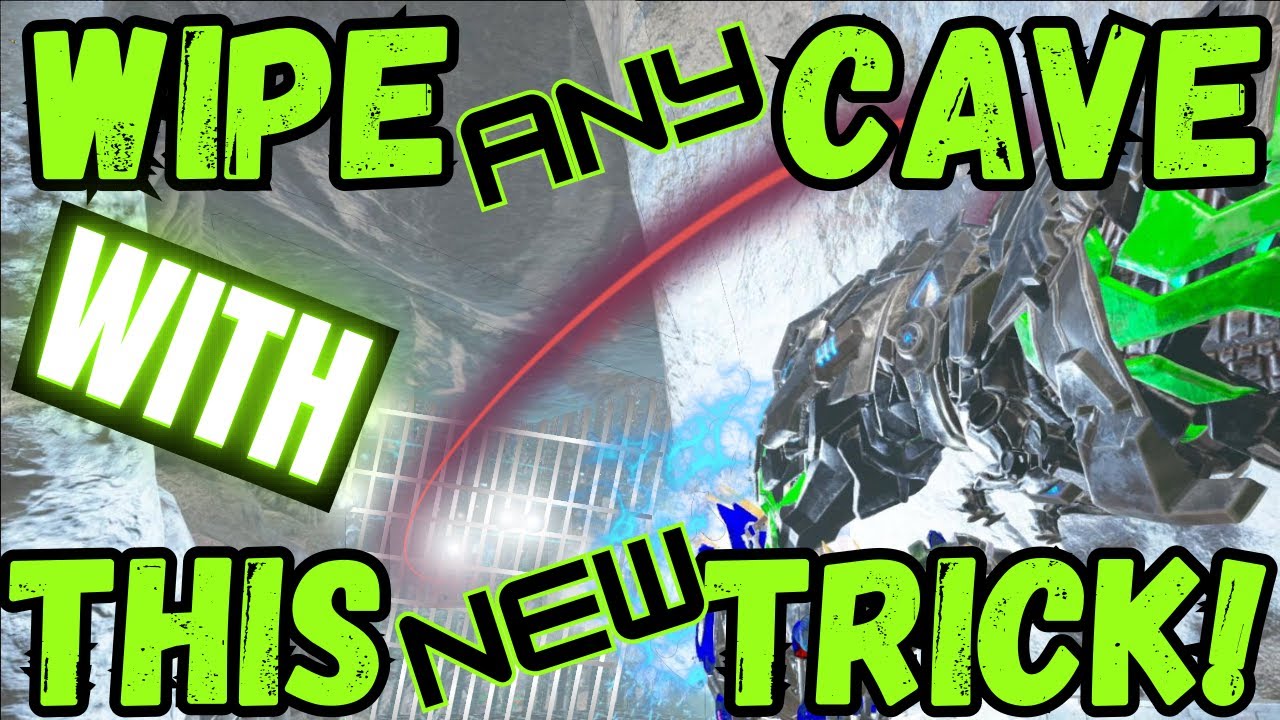 Wipe Any Cave With This Trick! Raiding OP Base Spot No One Knows About! - ARK PvP 2023