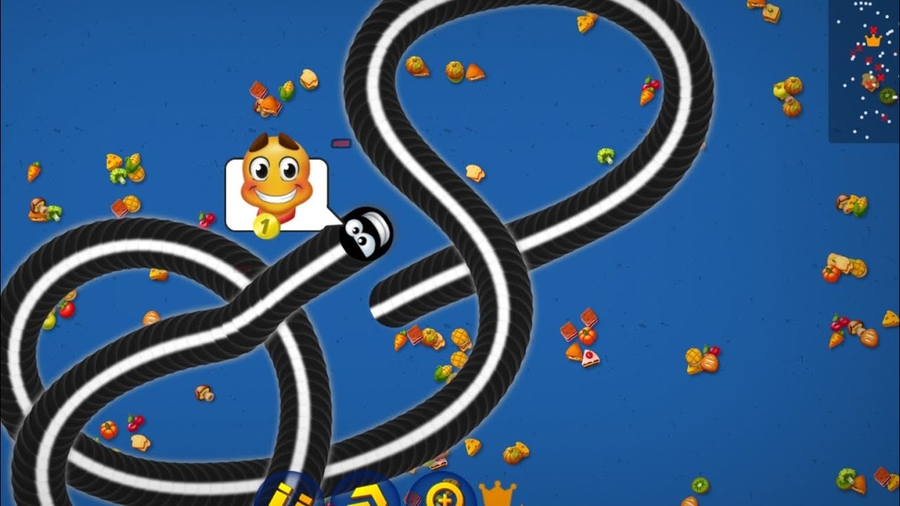 🐍🐍WORMATE ZONE.11 || Ran san moi #555  BIGGEST SNAKE 🐍| Epics worms zone Best Gameplay | @Rnlivez