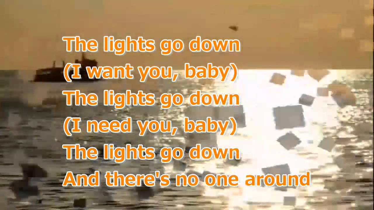 The Lights go Down with lyrics by by Electric Light Orchestral