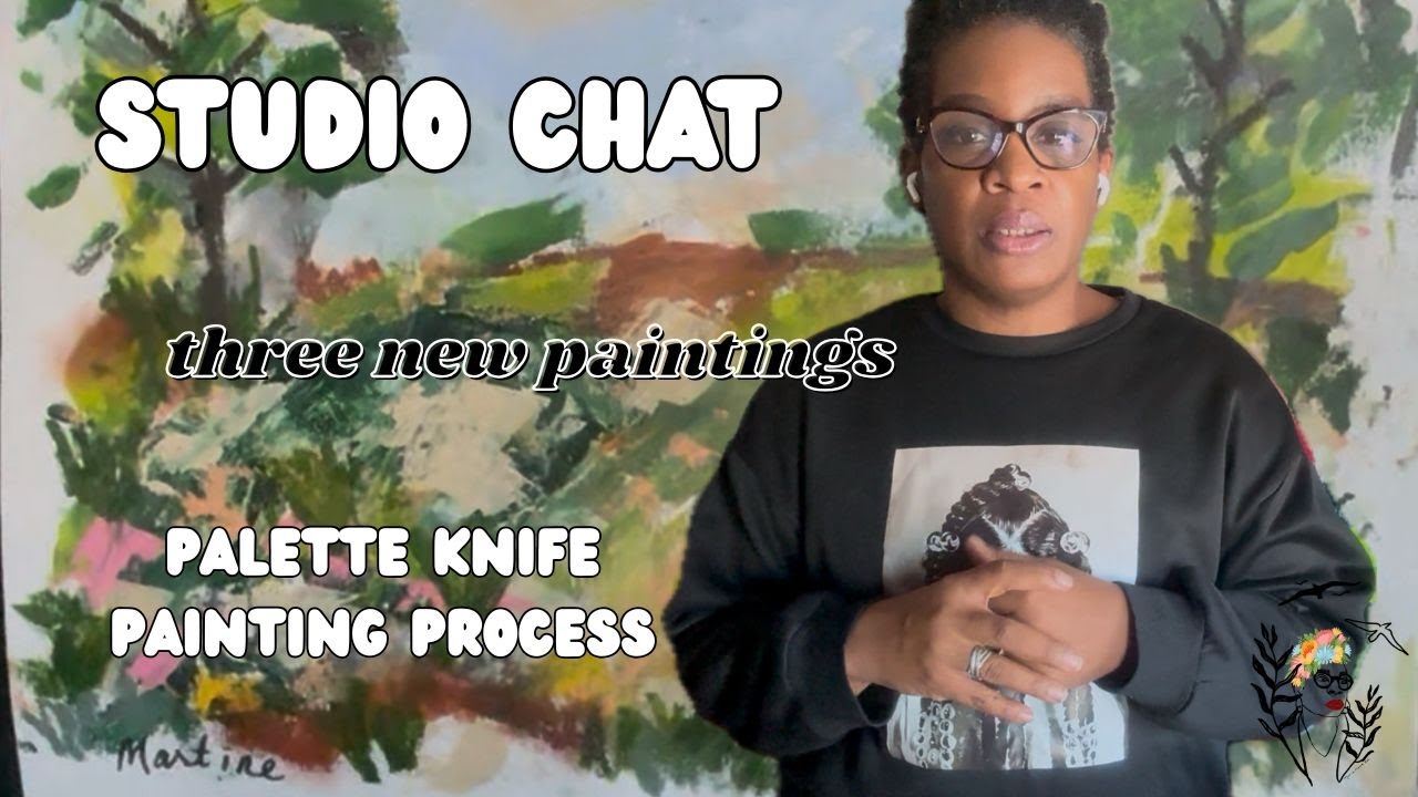 Studio Chat   Abstract Works   Acrylic Paintings with Palette Knife