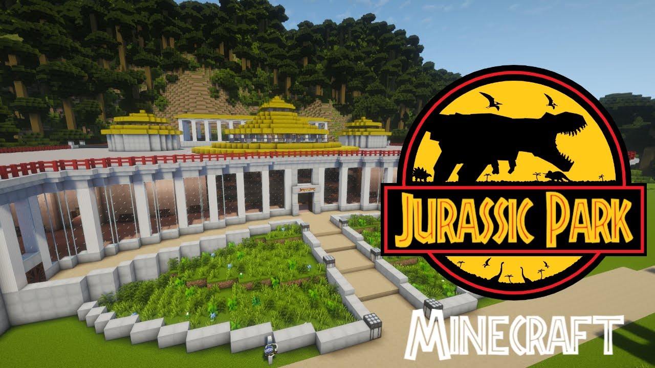 Современный комплекс - Парк Юрского периода в Minecraft - Эпизод 2