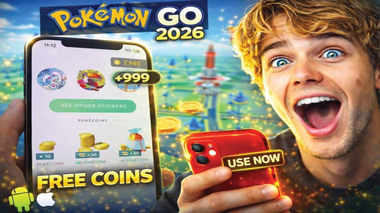 Get Free PokéCoins in Pokémon GO – How to Get Unlimited PokéCoins in 2026 (iOS/Android)