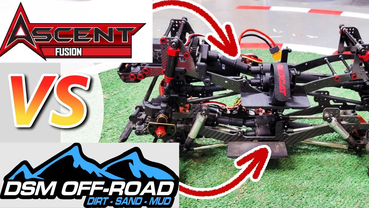 Best Bolt-On Carbon Fiber Chassis for your Redcat Ascent  DSM Off Road vs Ascent Fusion