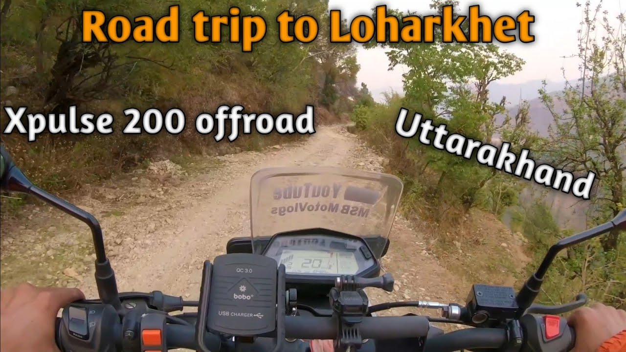 Off-road with Xpulse 200 in Loharkhet, Uttarakhand || MSB MotoVlogs