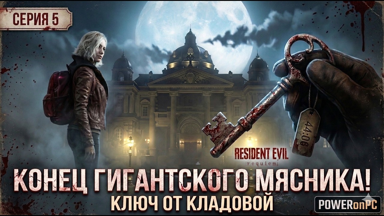 КОНЕЦ ГИГАНТСКОГО МЯСНИКА! 🩸 Ключ от кладовой | Resident Evil: Requiem — Прохождение #5