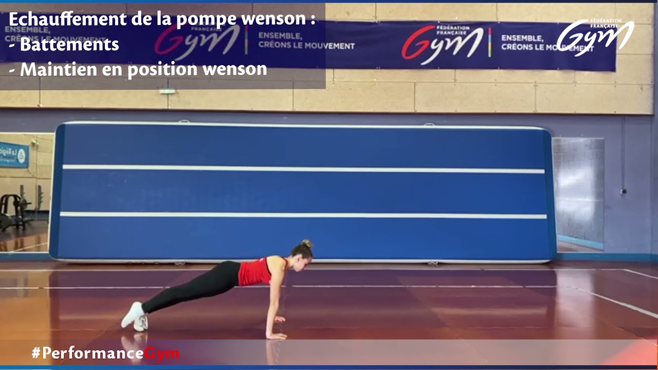 FFGym performance - Séance de gymnastique aérobic : éléments Famille D (A FRAME)