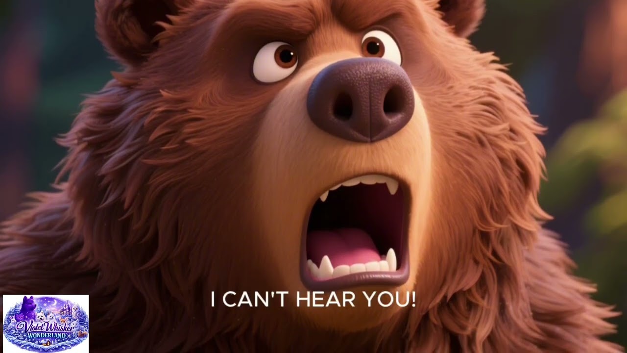 The bear who learned to whisper #animalshorts #violetwhiskerwonderland #bedtimestories 