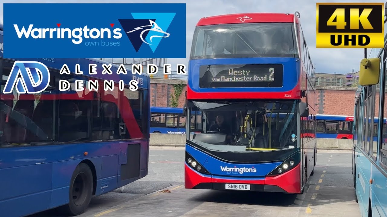 [Warrington’s Own Buses: 2 Warrington Interchange to Bruche & Westy] Alexander Dennis Enviro400 City