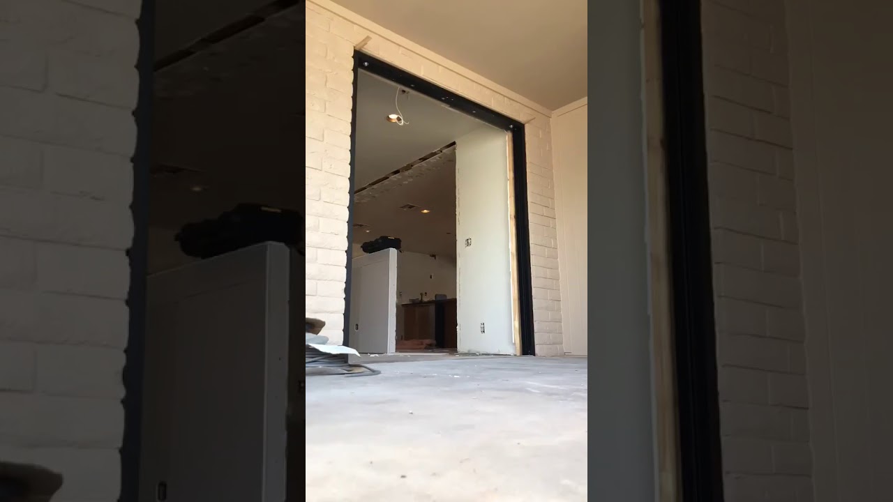 Quick video of storefront door installation and glass repair