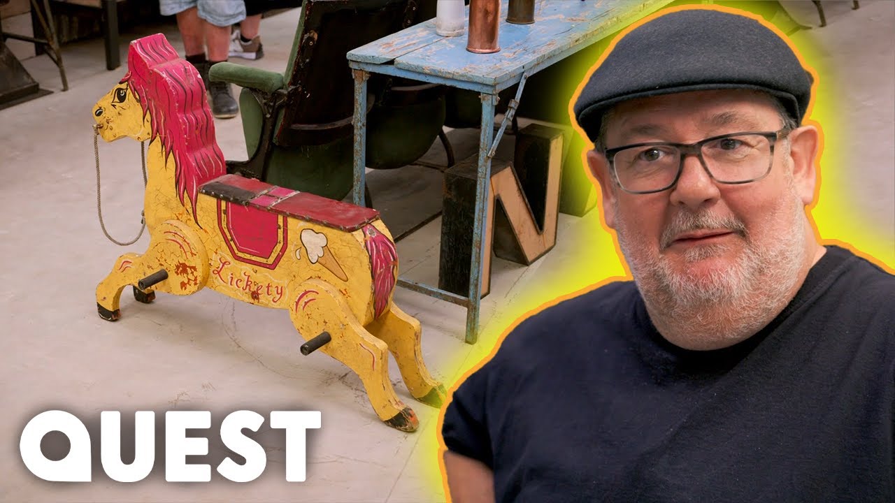 Johnny Vegas Sells A 1950s Fairground Horse! | Johnny Vegas' Little Shop Of Antiques
