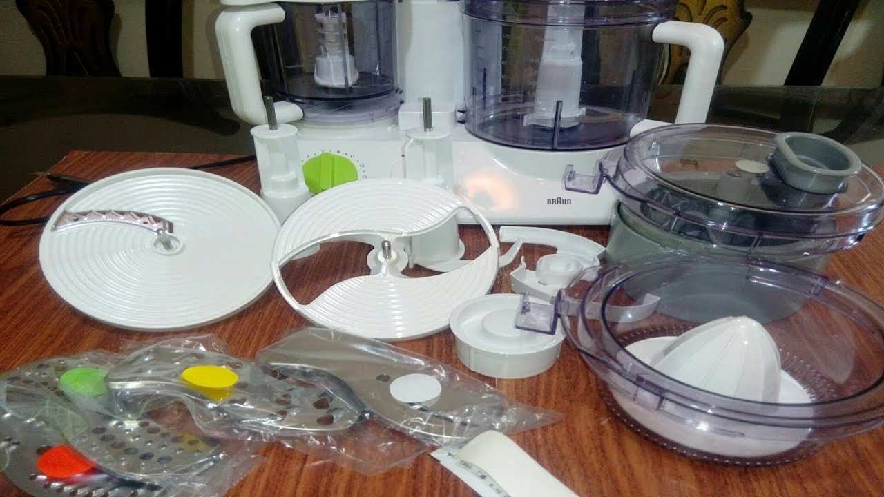 كيتشن ماشين براون // ريفيو كامل عن كيتشن ماشين براون بكل ملحقاته وطريقة التشغيل/braun food processor