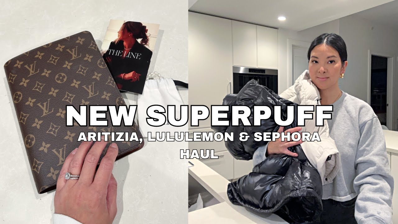VLOG | LV AGENDA SET UP & ARITZIA, LULULEMON, SEPHORA HAUL