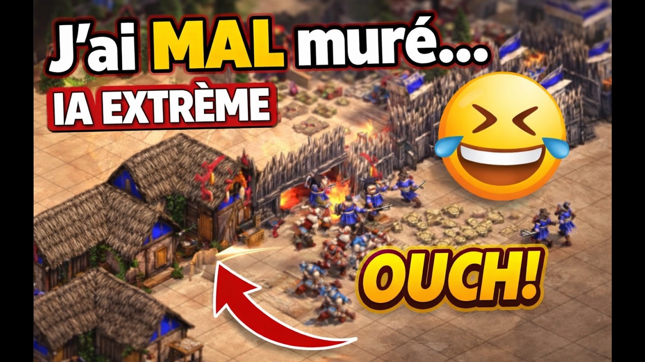 Je n'ai pas bien muré contre l'IA EXTREME sur AOE2 ! [FR]