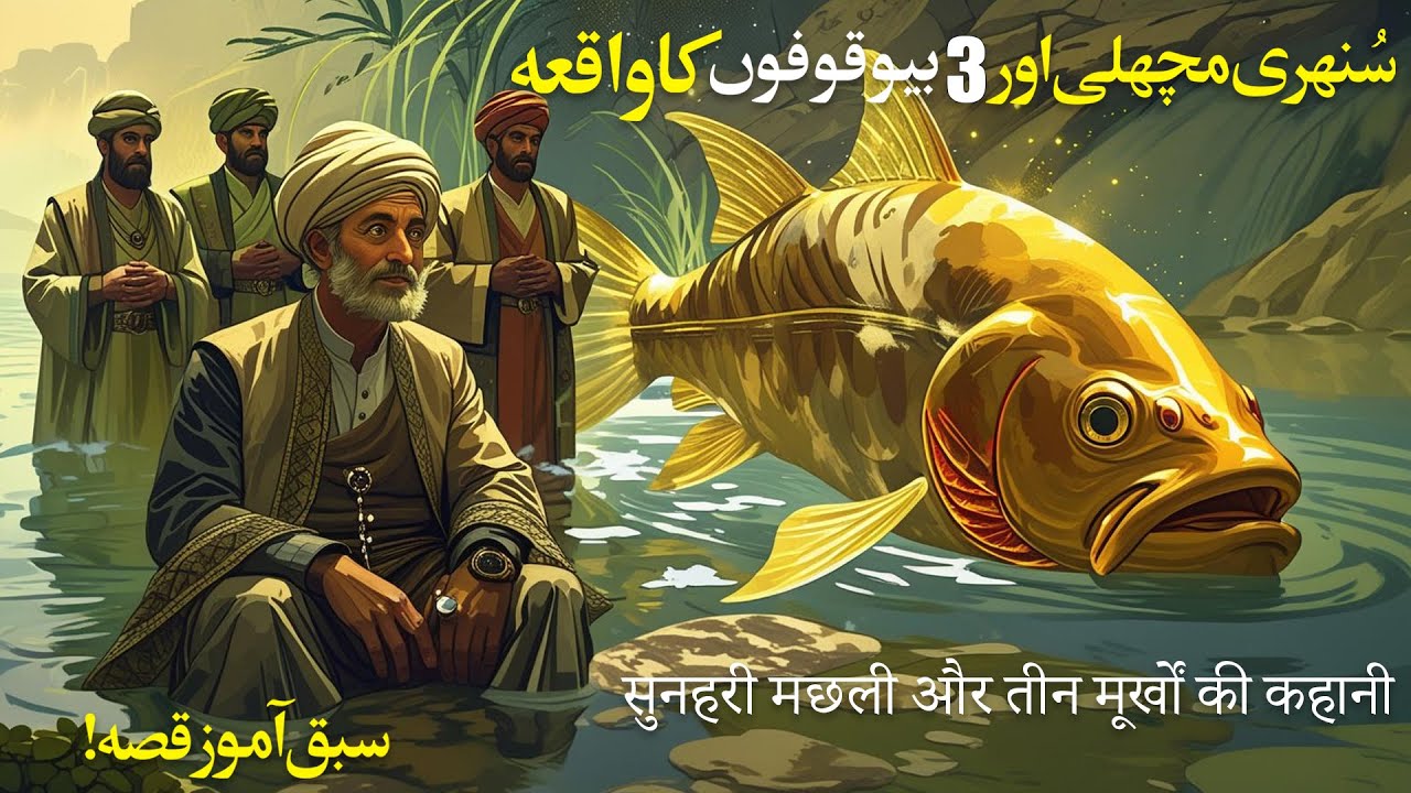Sunehri Machhli Aur 3 Bewaqoofon Ka Qisaa | सुनहरी मछली और तीन मूर्खों की कहानी | Sabaq Amoz Kahani