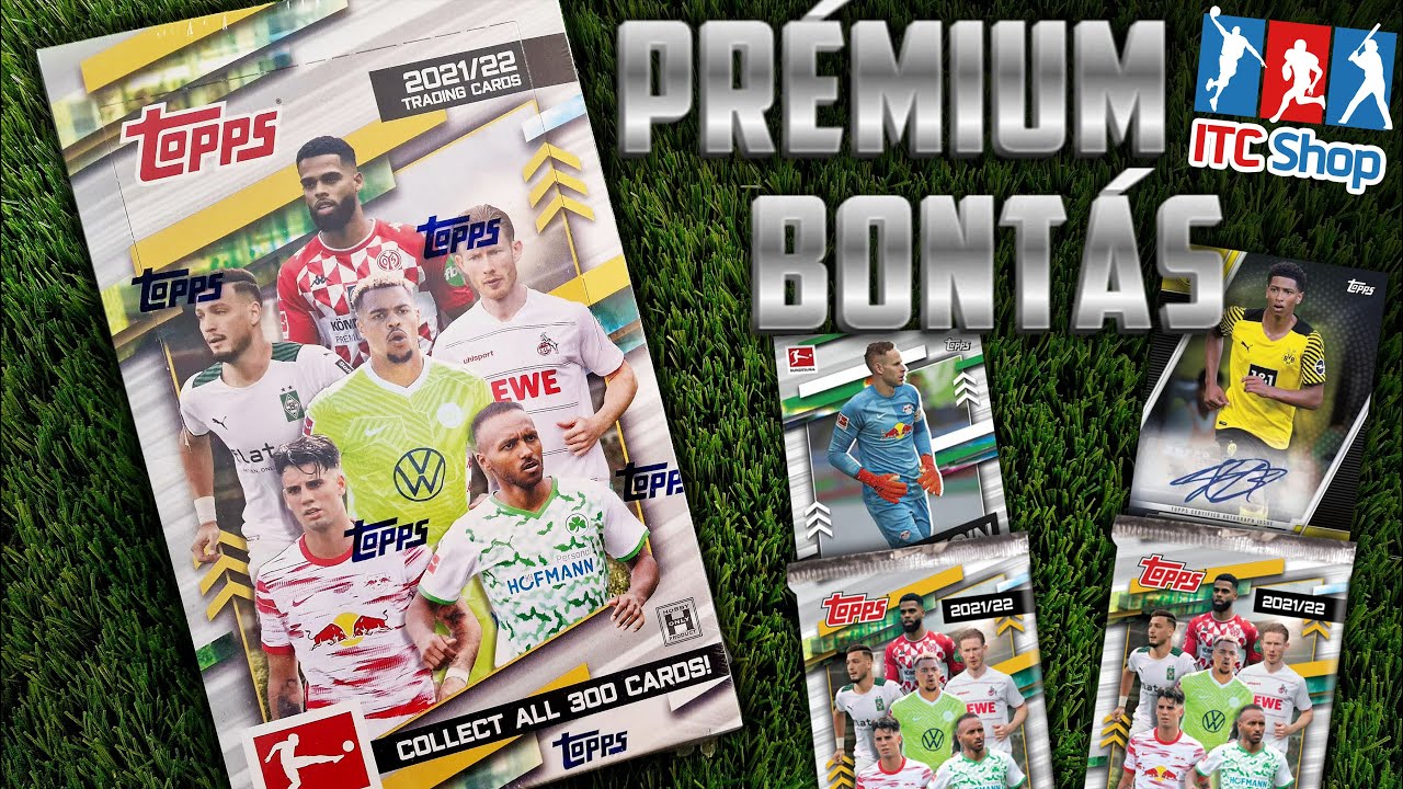 Topps Bundesliga Soccer Hobby Doboz 21/22 | Bontás