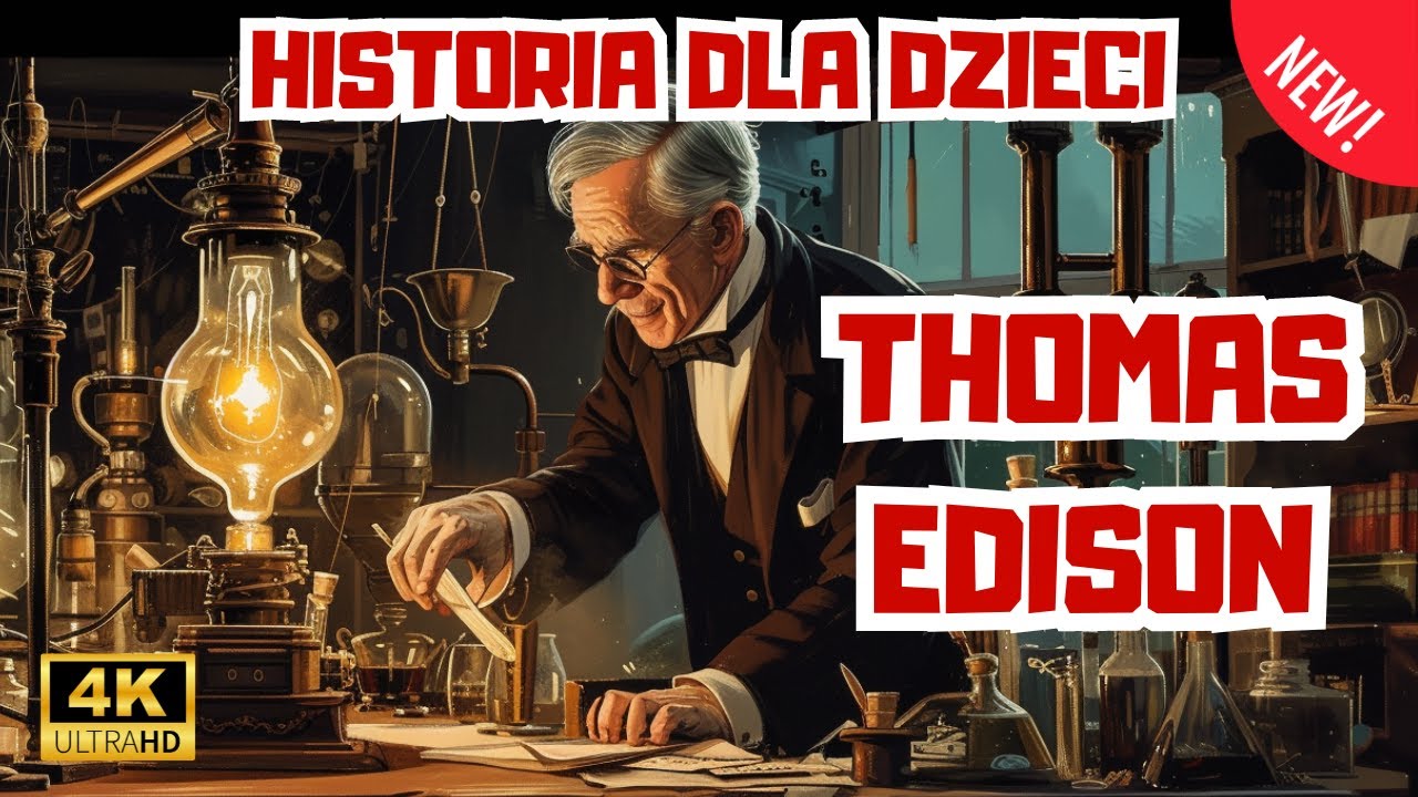 Thomas Edison i tęczowe światło| Bajki historyczne dla dzieci