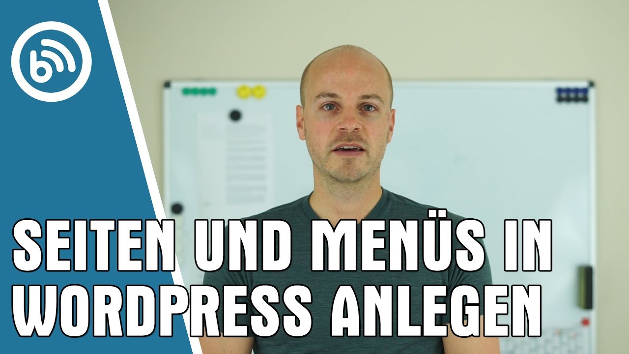Seiten und Menüs in WordPress anlegen