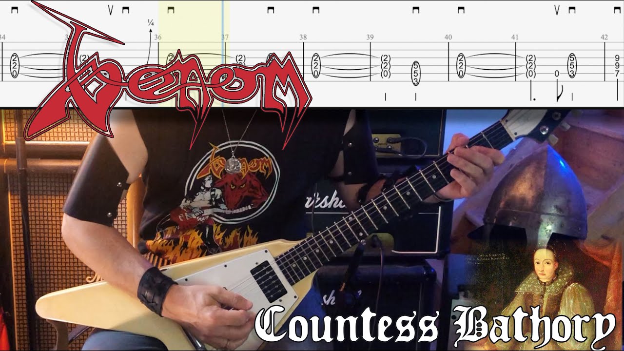 Countess Bathory - Venom | TAB | Cover | Tutorial