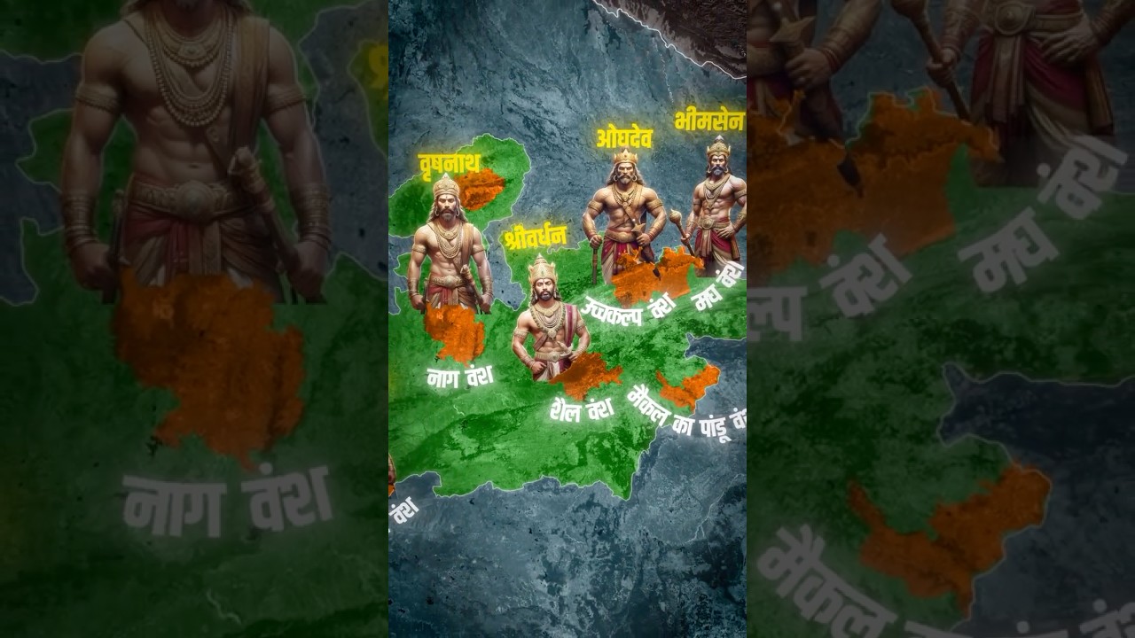 Ancient Dynasties of MP | एमपी के प्राचीन राजवंश | MP Map Animation