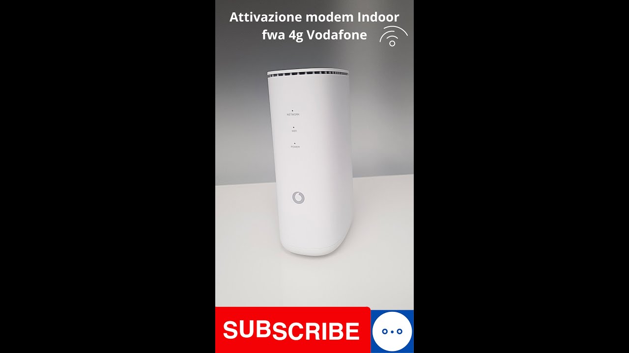 Vodafone FWA 4G: Attivazione Modem Indoor e Test Velocità (2025)