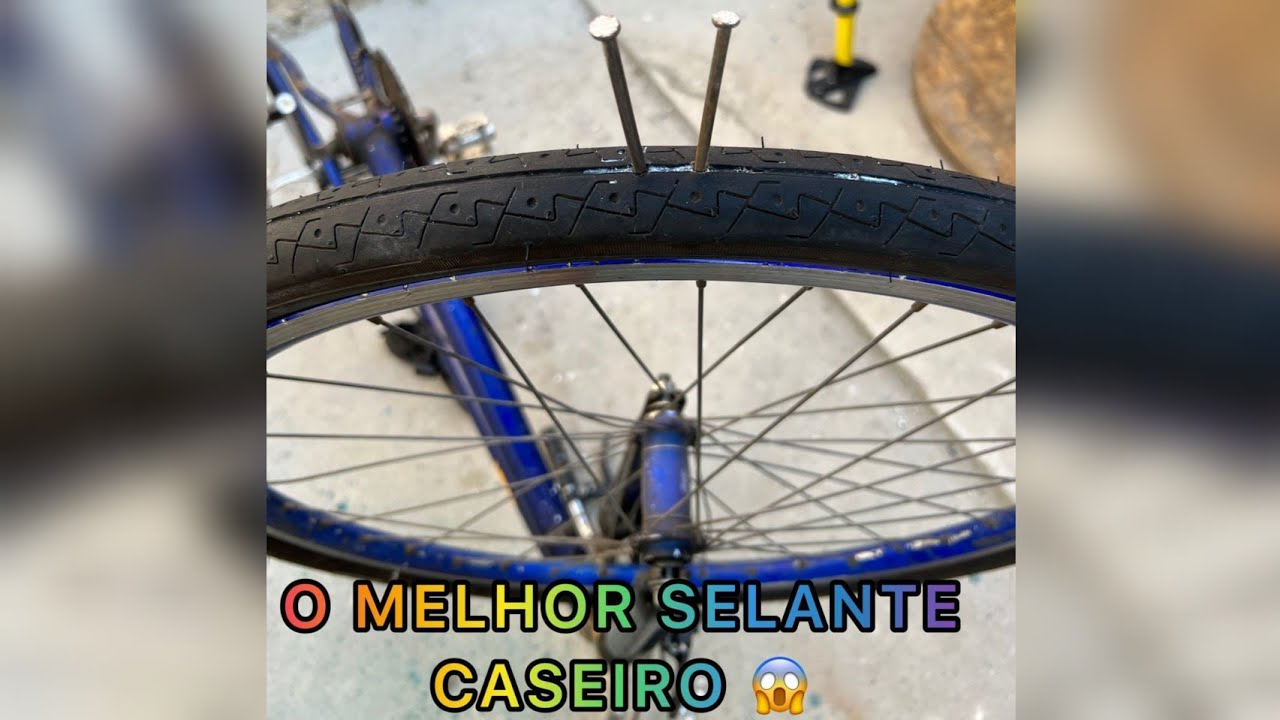 Melhor SELANTE CASEIRO que existe - PNEU FURADO