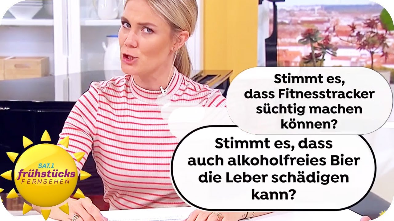Schädigt alkoholfreies Bier die Leber? Charlotte Karlinder weiß Bescheid | SAT.1 Frühstücksfernsehen