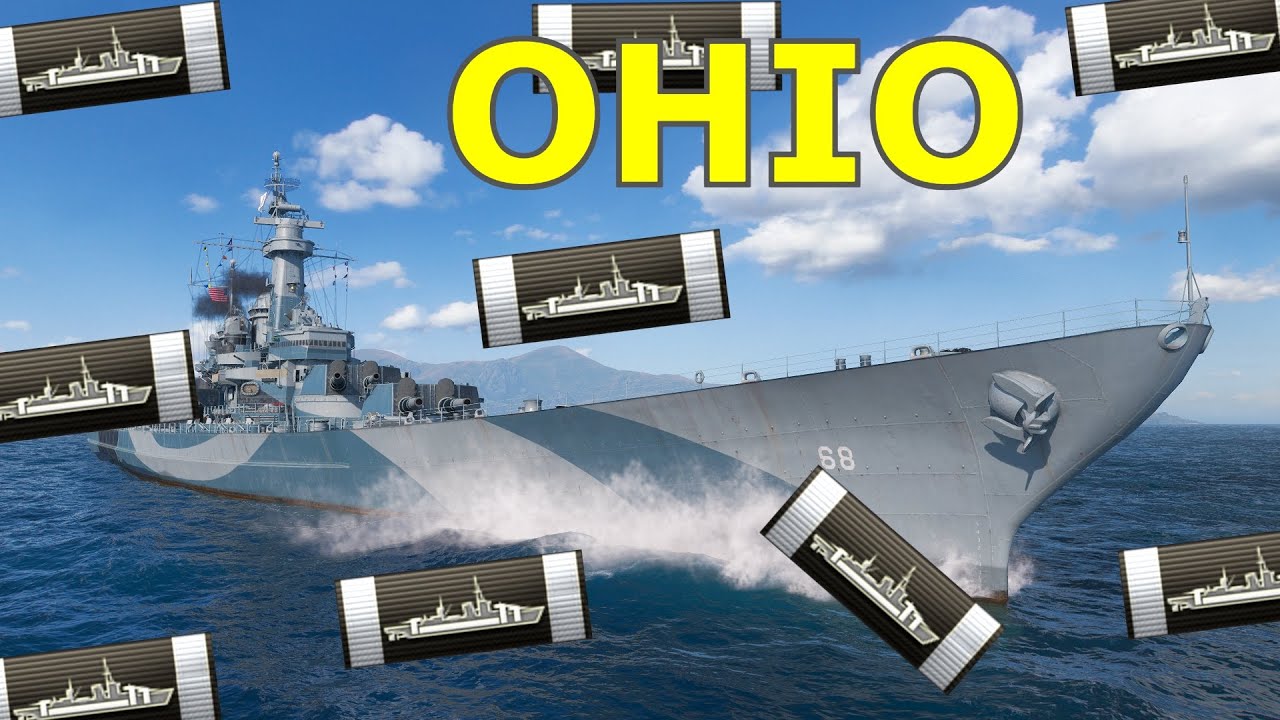Ohio : 334K Damage - World of WarShips.