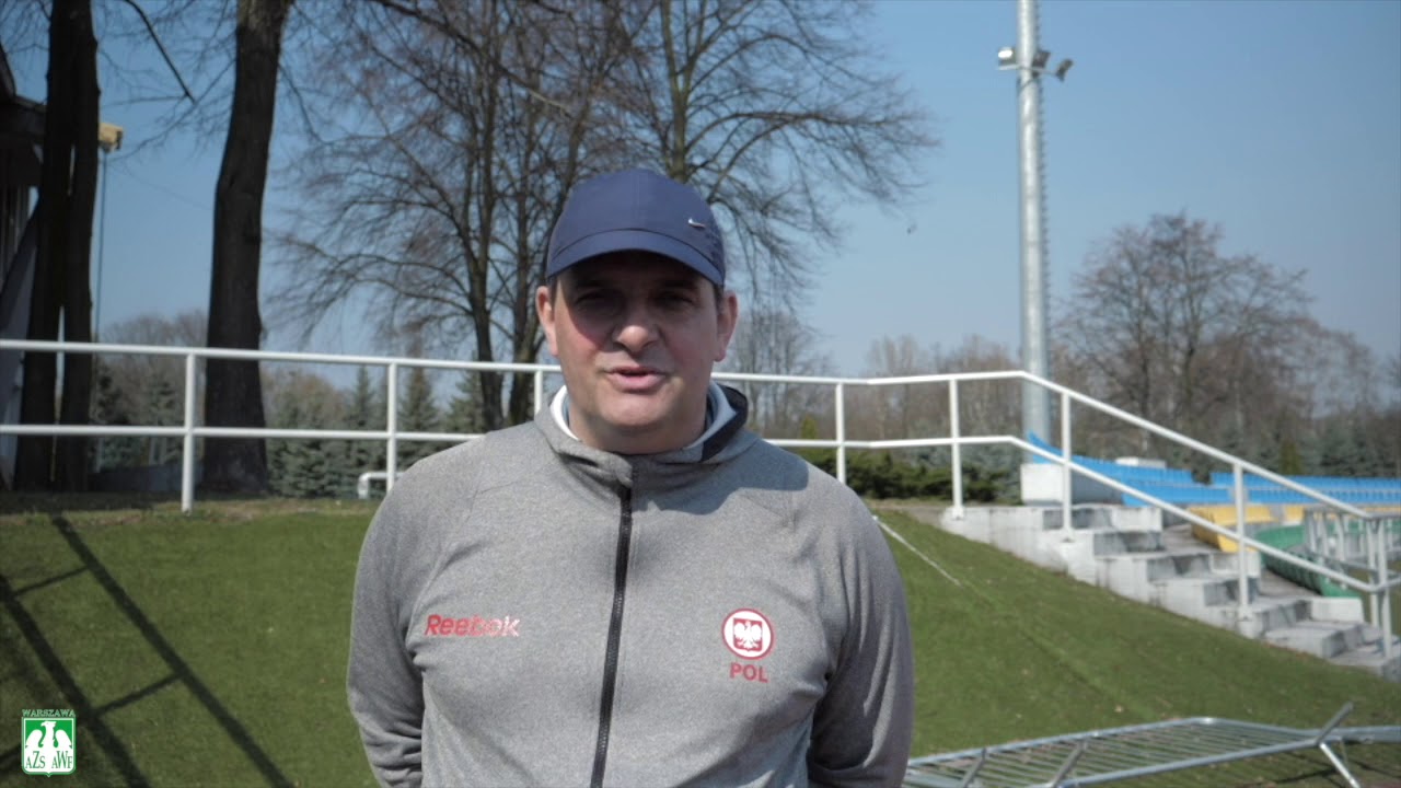 Paweł Rączka i Artur Noga - trening płotkarski z AZS AWF Warszawa