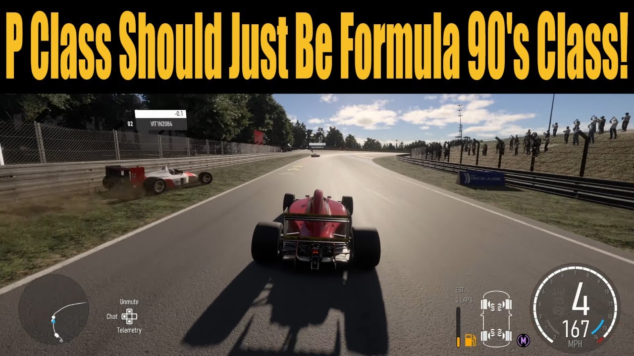 P Class is 90's Formula Class