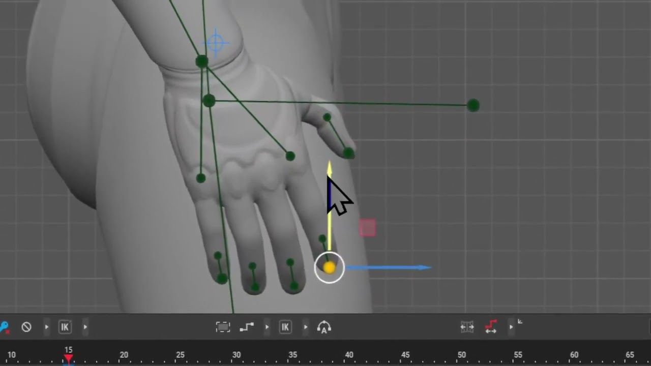 How to make a Clenched Fist is Cascadeur and Animating Fingers