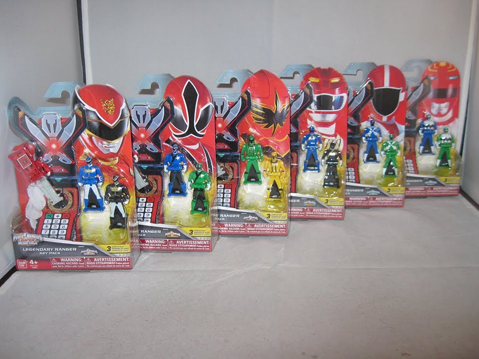 Legendary Ranger Key Packs Wave 1 Review (Power Rangers Super Megaforce)