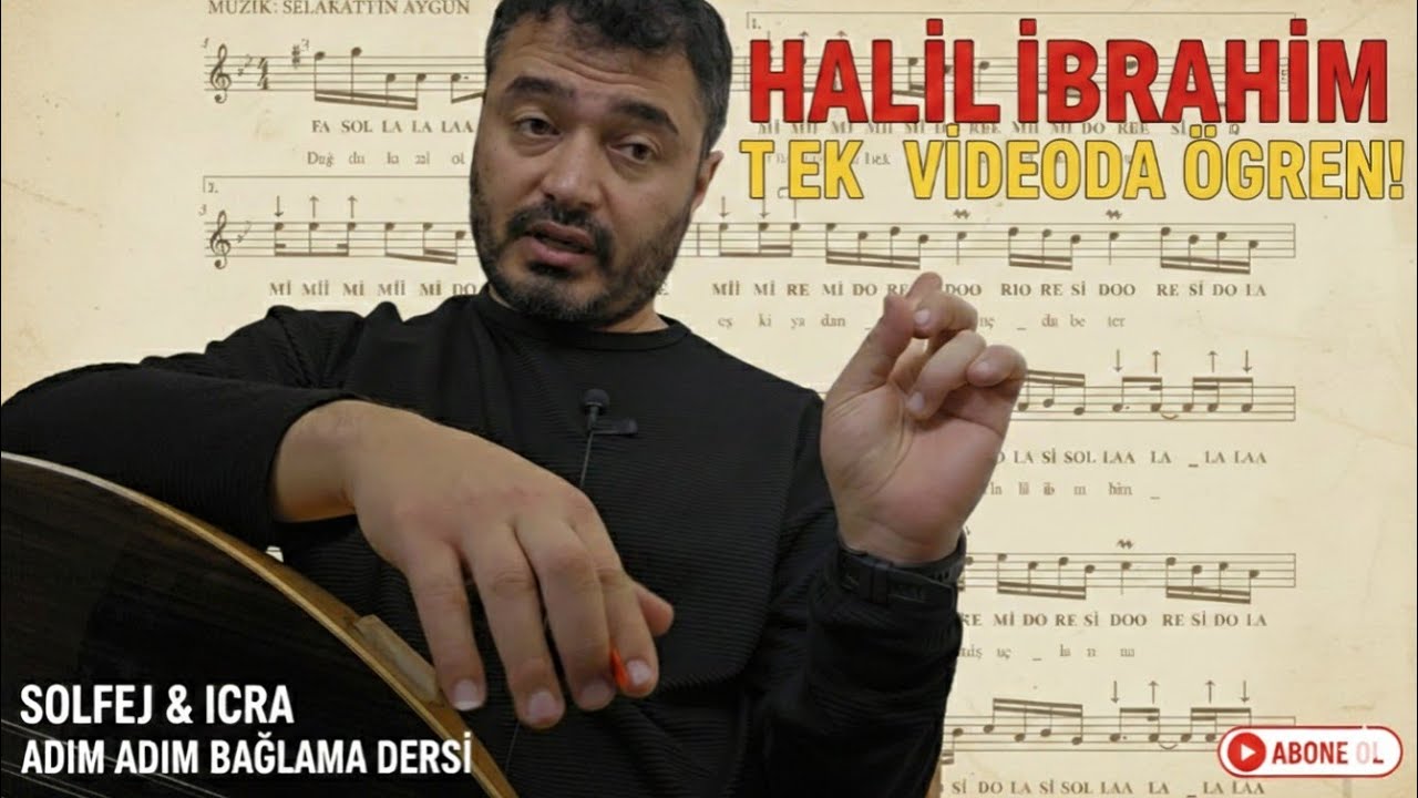 Halil İbrahim türküsü solfej Cem sezgin 
