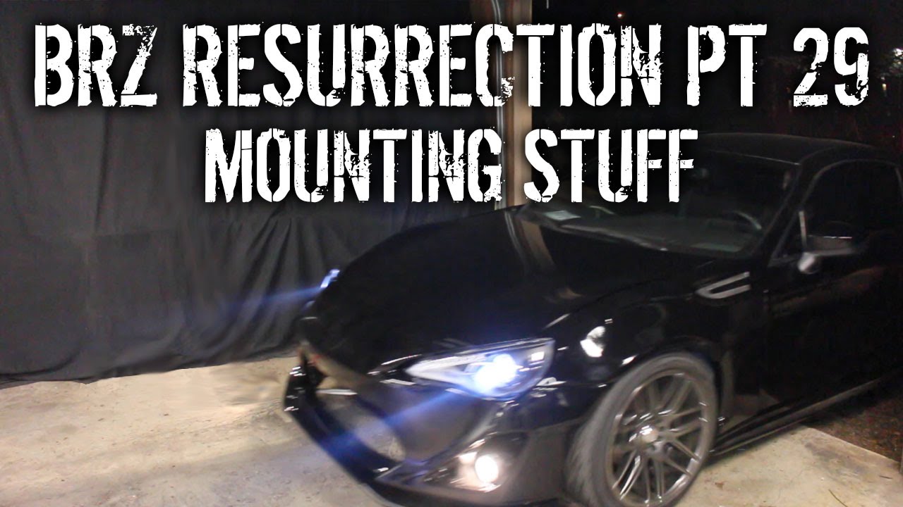 BRZ Resurrection Pt 29 - Mounting Side Skirts and Bumper