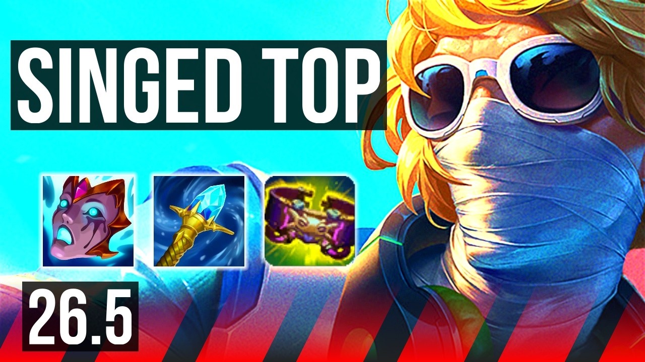 SINGED vs RENEKTON (TOP) | EUW Master | 26.5
