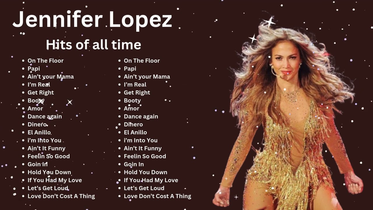 JLO Hit Songs Remix | Jennifer Lopez Songs | Top Hits Music Remix | Pop Vibes| English Songs Remixes