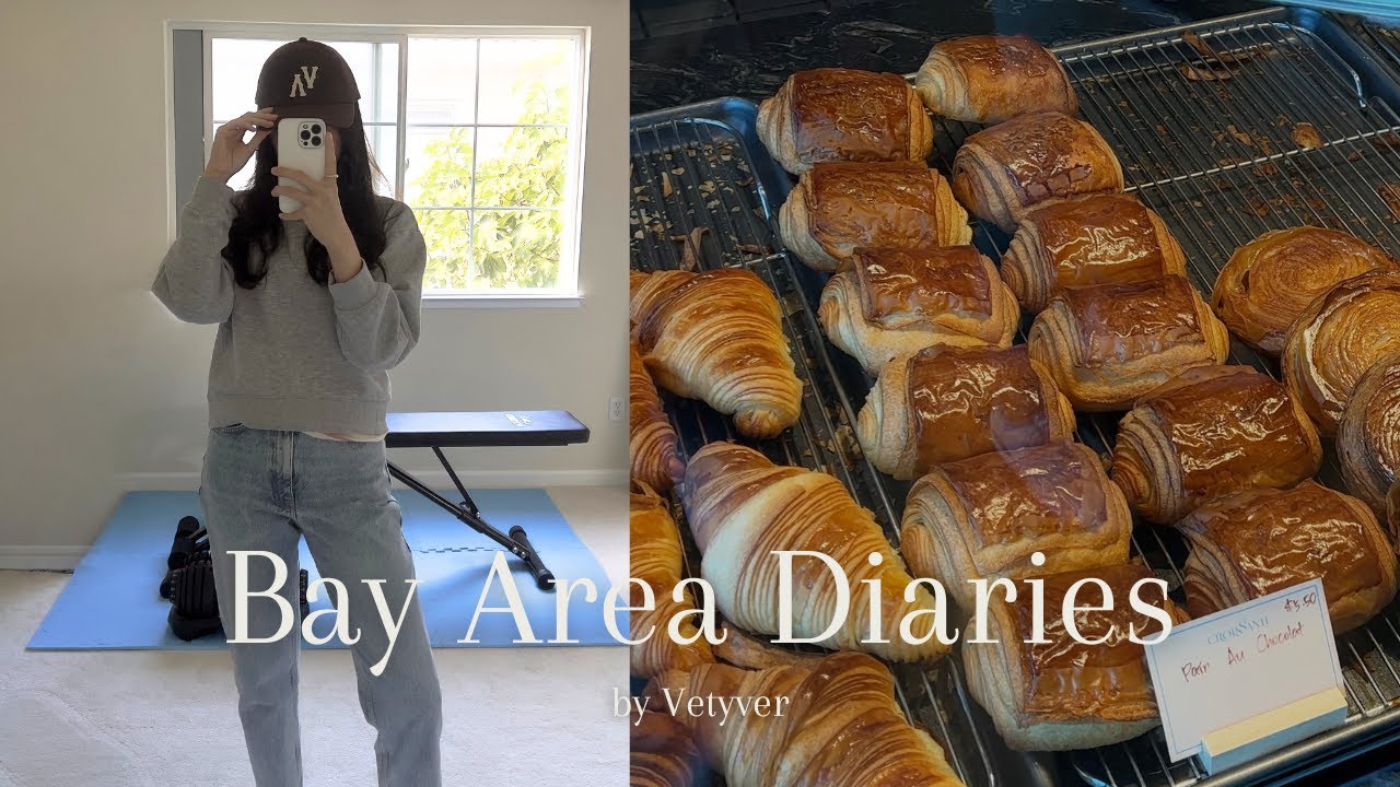BAY Vlog 🐚 Popular Croissant Bakery | Healthy Açaì Sweet Treat | Cook Mushroom Rice Plate