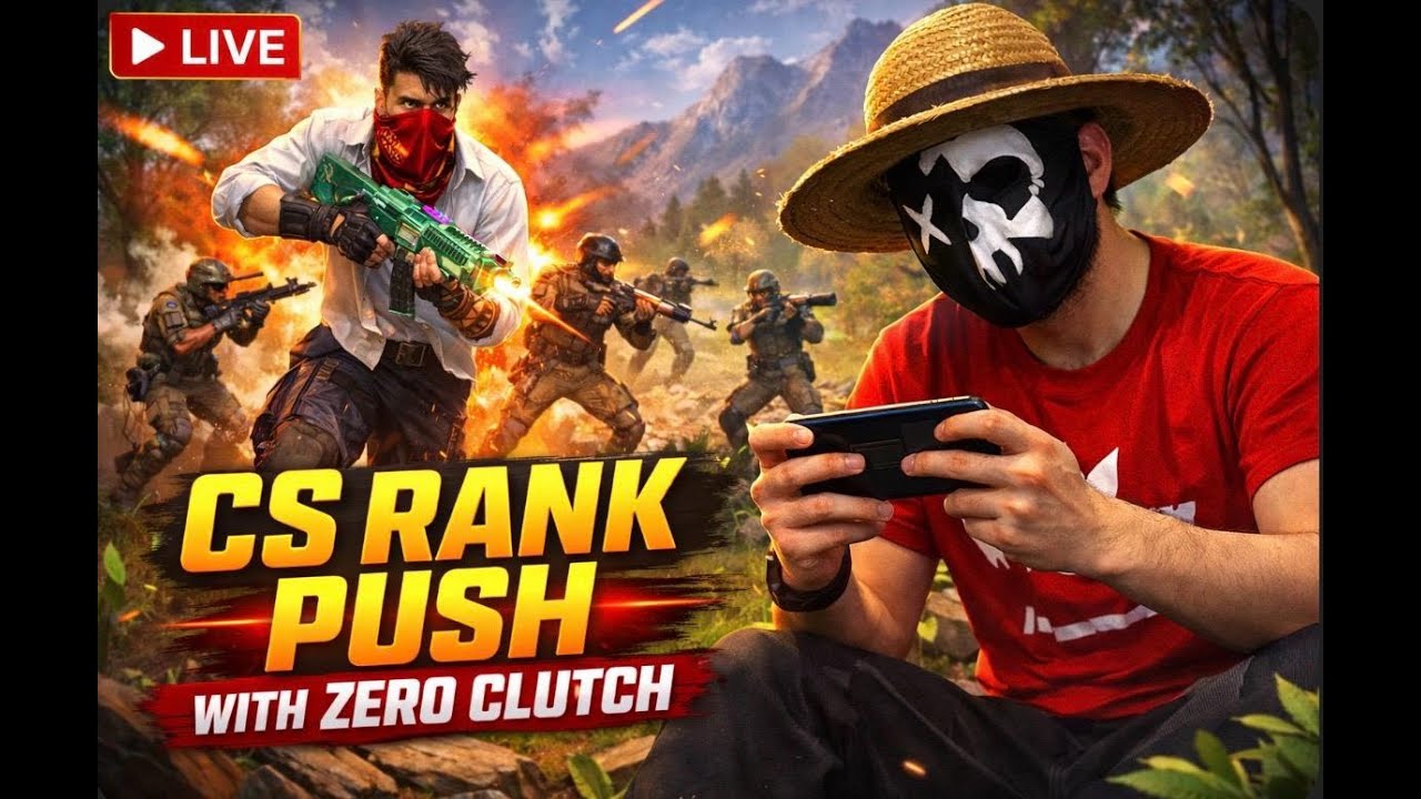 🔥 1vs4 CLUTCH LIVE 😈 | Zero Clutch Free Fire MAX | OP Gameplay