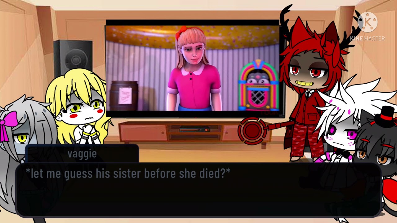 Hazbin hotel reacts to afton family part 2 💜gacha club💜