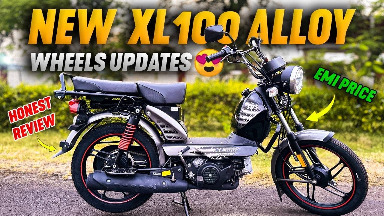 TVS XL 100 2025 | Stylish Alloy Wheel Edition | Price, Mileage & EMI Option Full Review #xl100