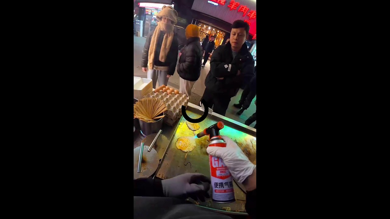 🔴Cheesy Pork Steak | Golden Meat + Egg Layer | Street Ambience #streetfood
