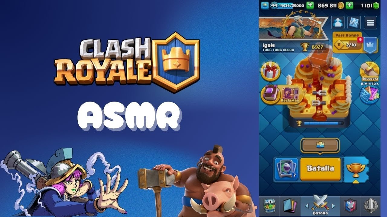 ASMR CLASH ROYALE 🎮✨