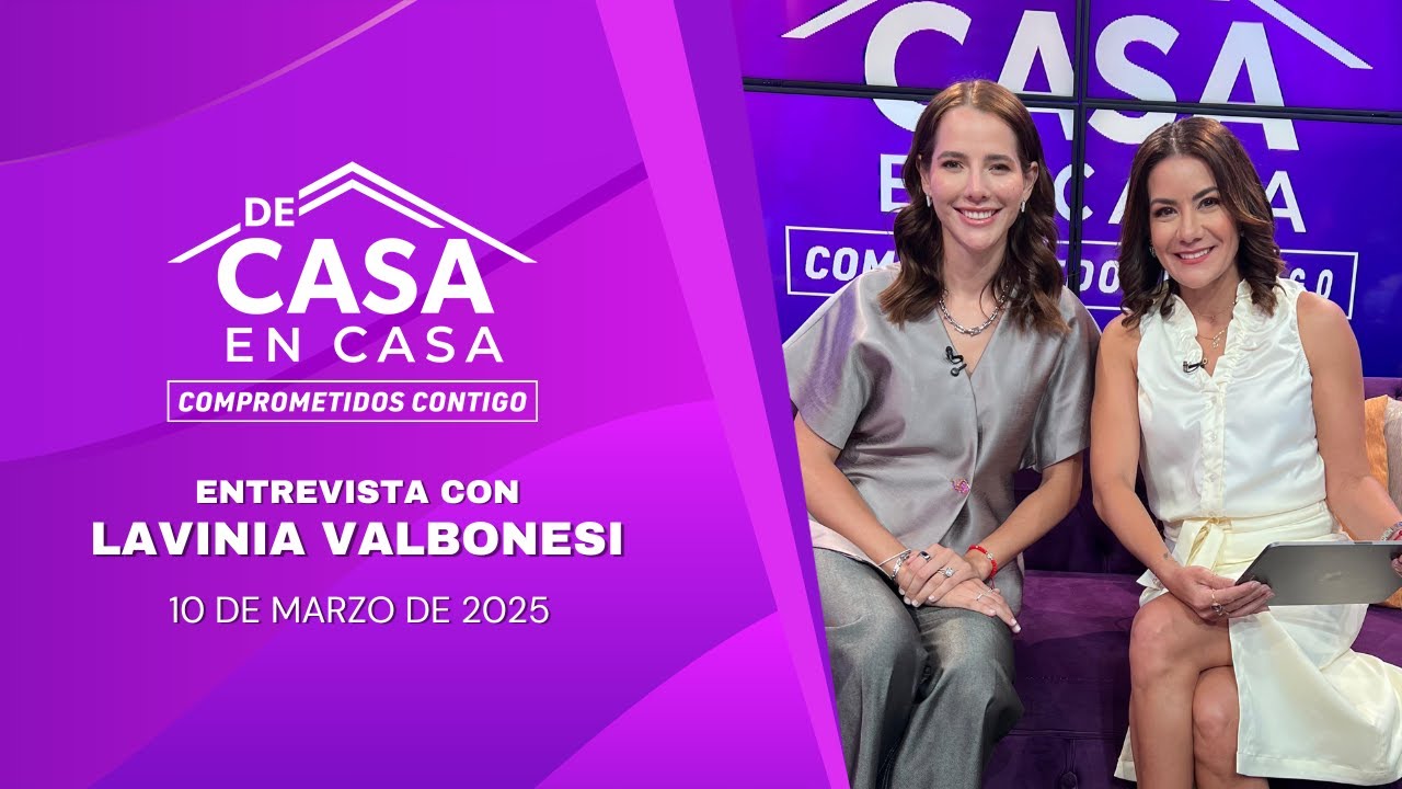 Entrevista a la Primera Dama Lavinia Valbonesi
