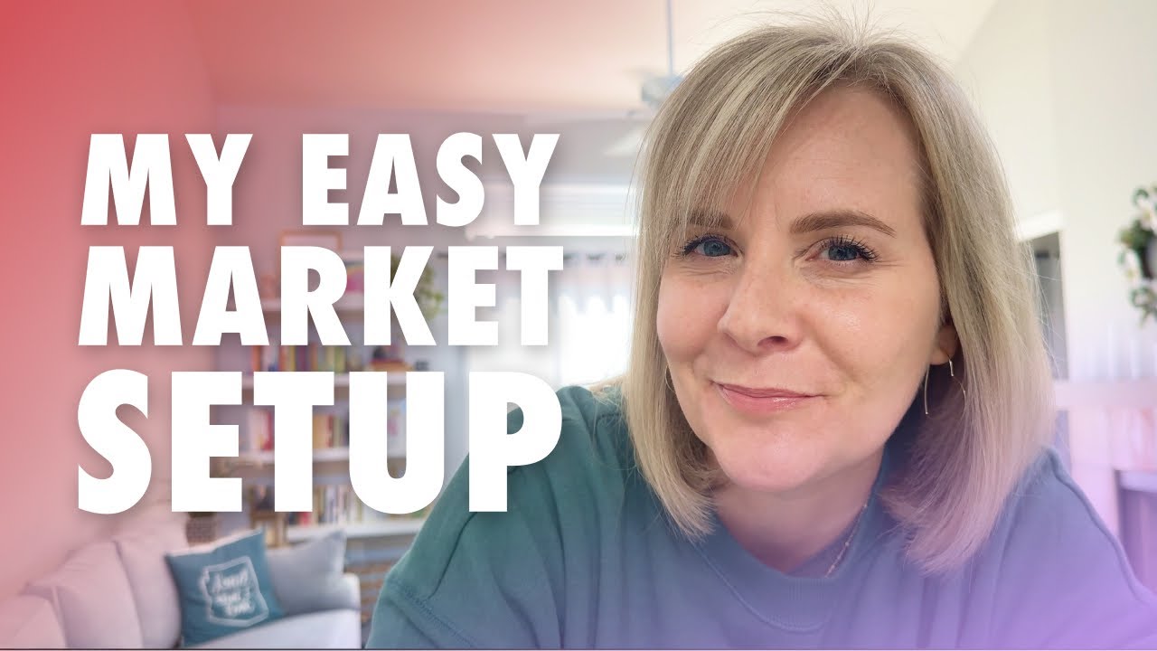 My super-simple market setup | How I load my car and set up my booth!