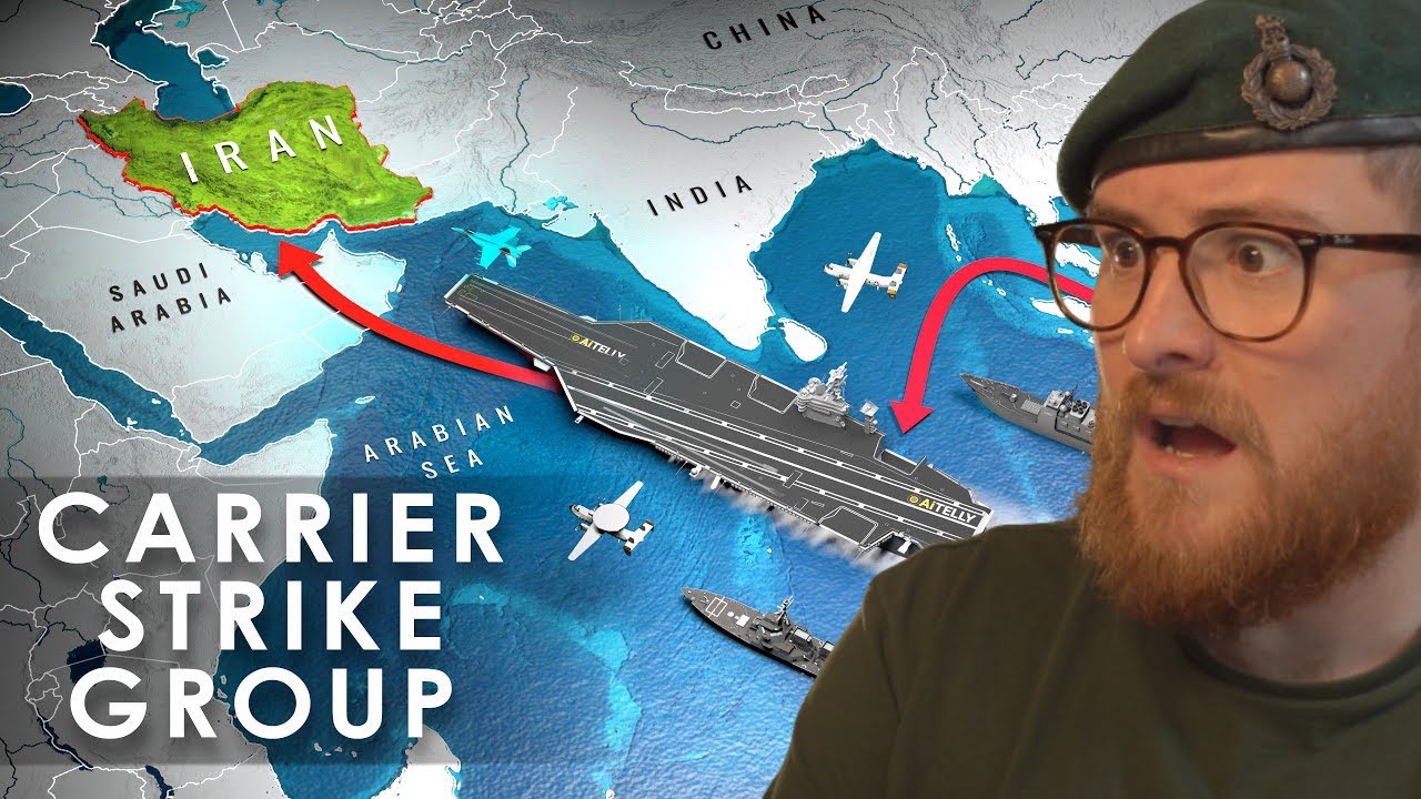 US Aircraft Carrier Attack Plan on Iran | Explained | Royal Marine Reacts