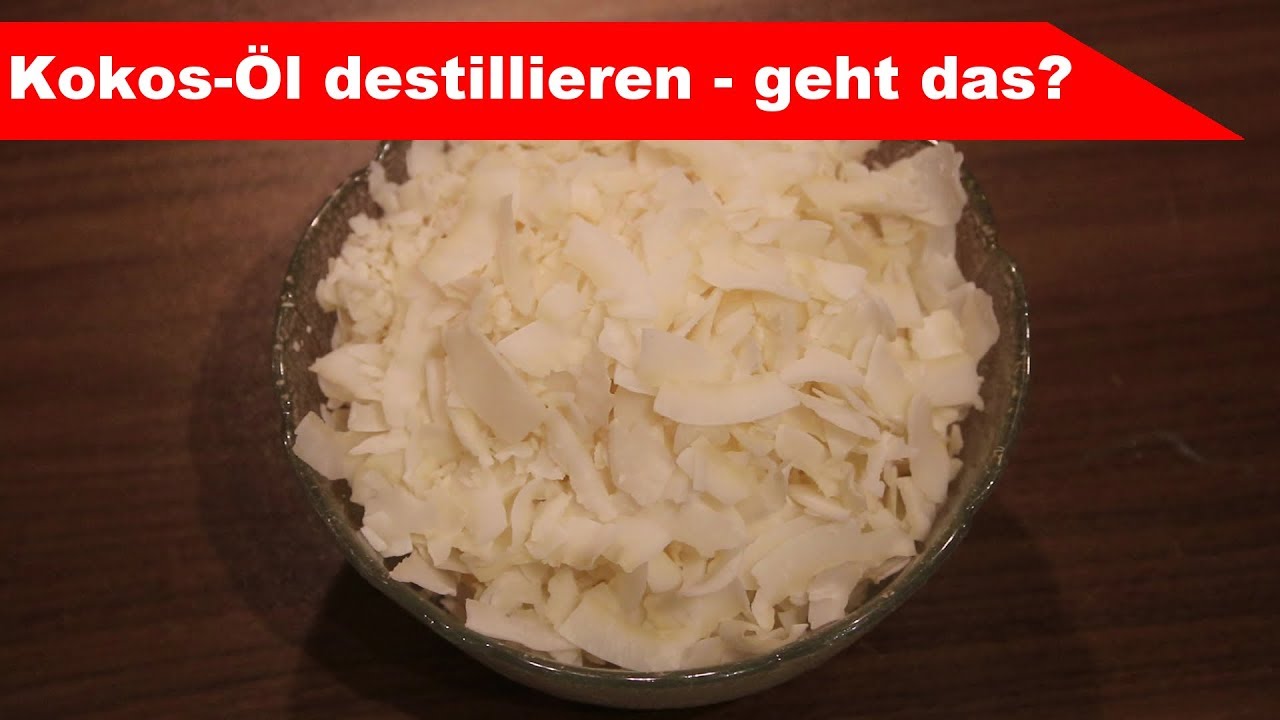 🌷 Kokos destillieren 🌻 - geht das? Der Versuch - ätherisches Öl selber machen - diSTILLed