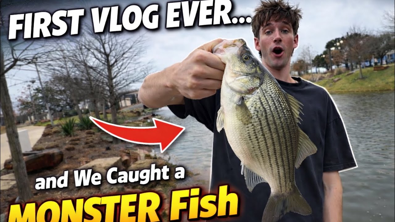 FIRST VLOG EVER&hellip; and We Caught a MONSTER Fish