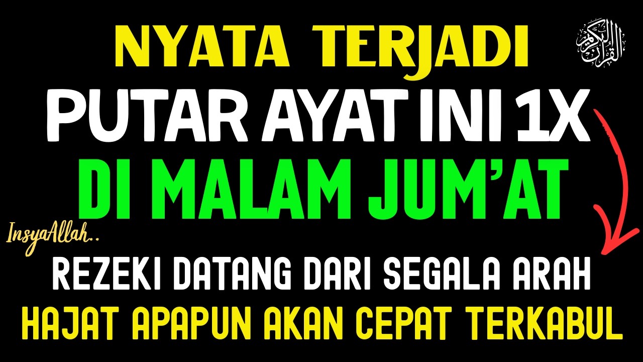 Bacaan Dahsyat! Sekali Diputar Bisa Datangkan Rezeki Melimpah