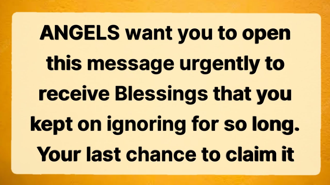 💌ANGELS want you to open this message urgently to receive Blessings...!! @God Miracles 11:11
